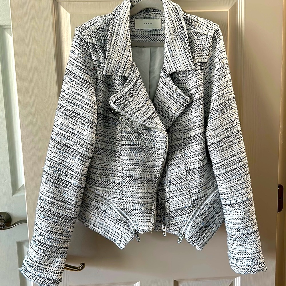 Blank NYC Tweed Moto Jacket Size S